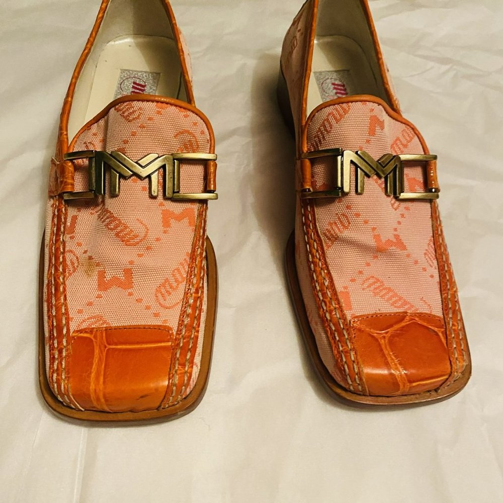 New MAURI Alligator Loafers Mauri Signature from ITALY - Size 7 fits like a 7.5